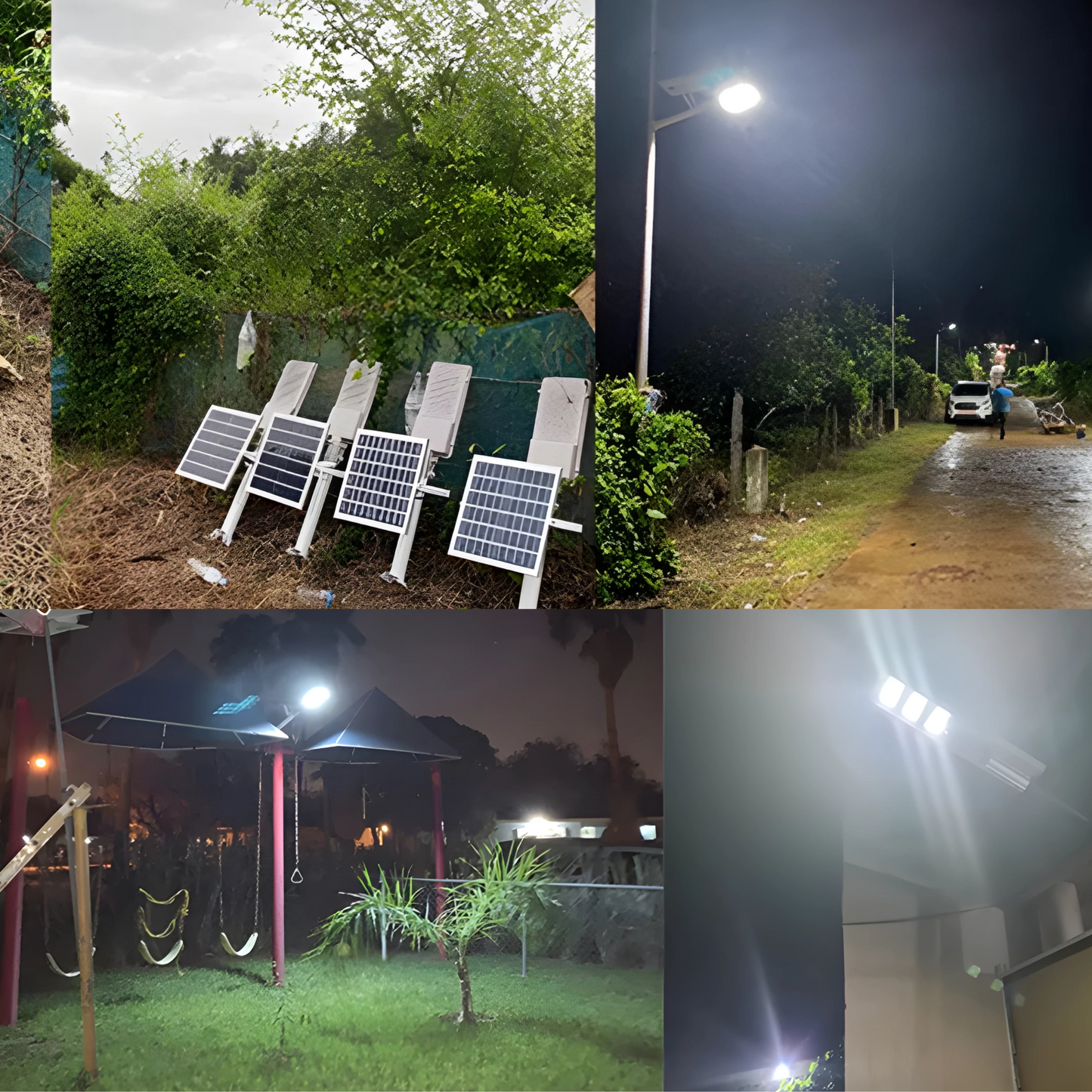 ☀️ Reflector Solar 200W Ultra IP66 Inalámbrico + Luz LED + 12 Horas Batería